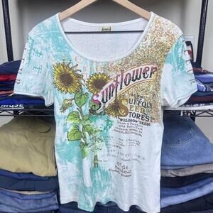 Early 00 style sunflower graphic